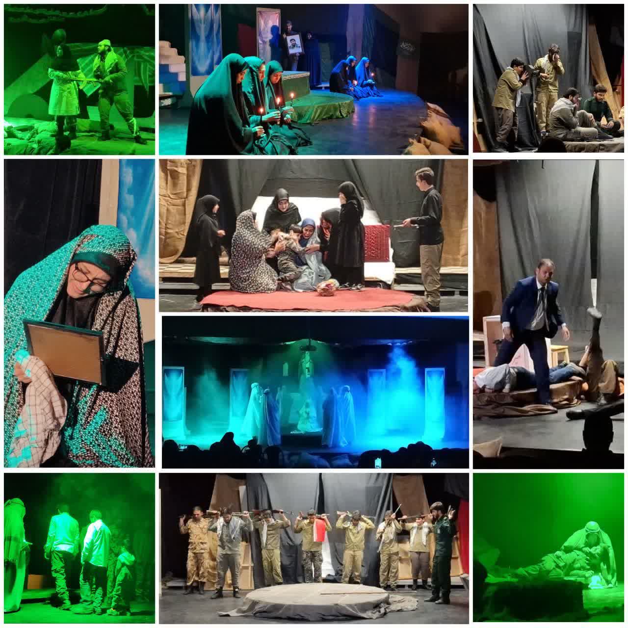 اولین شب از اجرای نمایش تئاتر فاخر «روایت زمان»